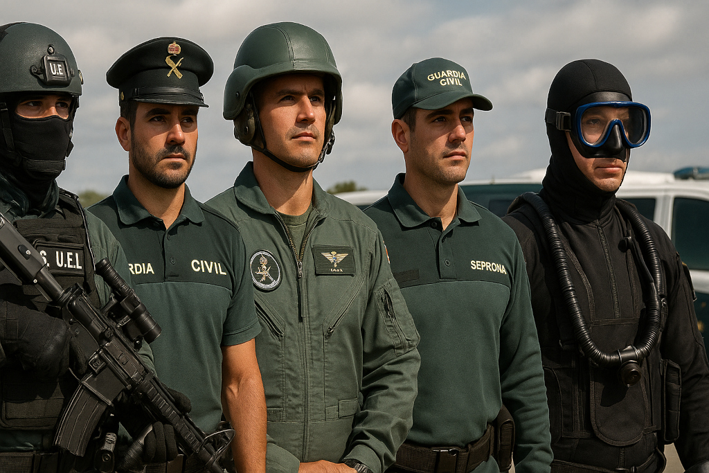 De motorista a buzo de élite: las especialidades de la Guardia Civil que te abrirán un mundo nuevo si apruebas la oposición