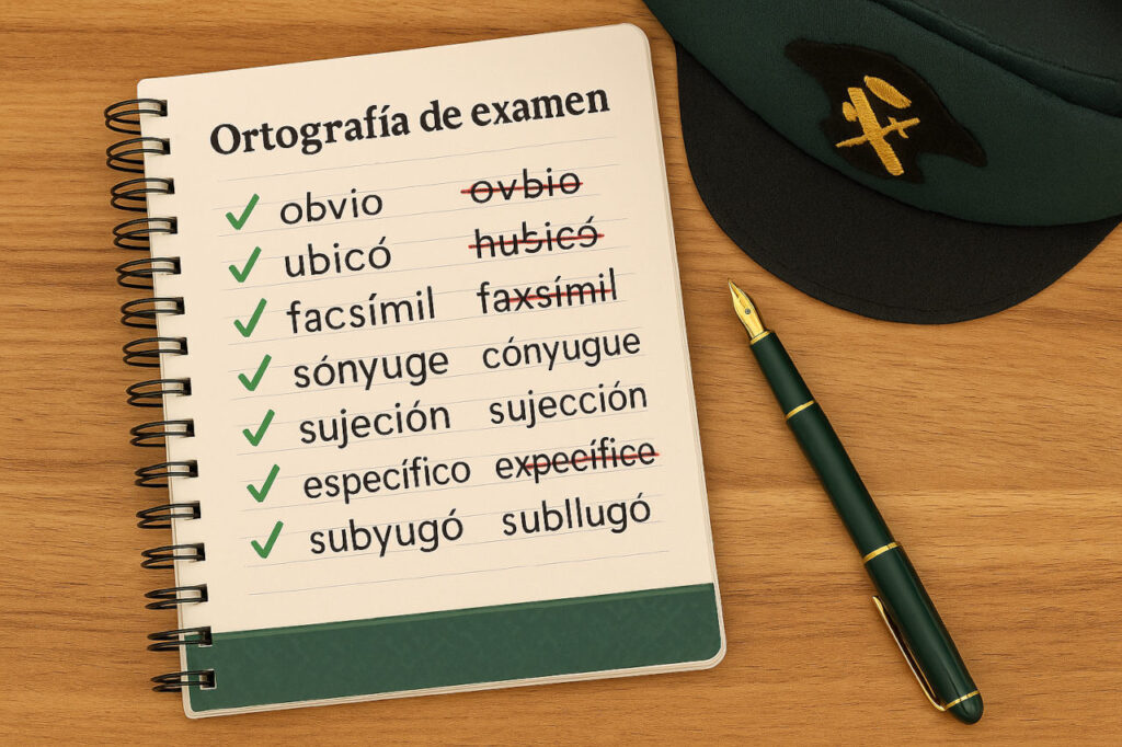 Oetografía Examen Guardia Civil